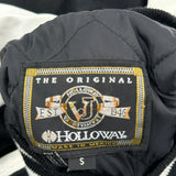 Graham Falcons Cheerleading Holloway College Varsity Jacket - Small Black & White Polyester