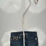 True Religion Contrast Stitch Jeans - 38W 26L Blue Cotton