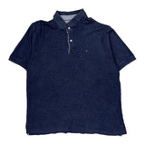 Tommy Hilfiger Polo Shirt - XL Blue Cotton