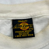 Made In USA Arizona Jeans Graphic T-Shirt - Medium White Cotton