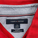 Tommy Hilfiger Slim Fit Polo Shirt - XL Red Cotton