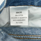 Blue Mountain Carpenter Pants - 36W 30L Blue Cotton