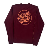 Santa Cruz Graphic Long Sleeve T-Shirt - XS Orange Cotton