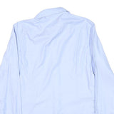 BOSS Mens Blue Shirt M Cotton Blend Classic Formal Button Down