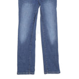 SEVEN Mens Regular Fit Blue Denim Jeans W24 L26 Zip Pockets Comfortable Casual