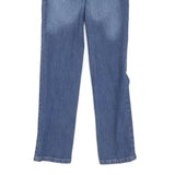 SEVEN Mens Regular Fit Blue Denim Jeans W24 L26 Zip Pockets Comfortable Casual