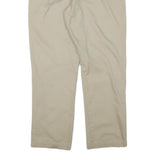 DICKIES Mens Cotton Blend Beige Regular Fit Straight Leg Trousers W34 L29