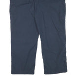 CARHARTT Mens Cotton Blend Navy Relaxed Straight Trousers W40 L30 Workwear Zip