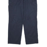 DICKIES Mens Cotton Navy Regular Straight Trousers W34 L31 Workwear Zip