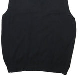 CLUB ROOM Mens Black & Grey Argyle V-Neck Patterned Chunky Knit XL Sweater Vest