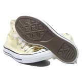 CONVERSE High Top Womens Trainers Yellow Canvas UK 5 Classic Lace-Up Casual