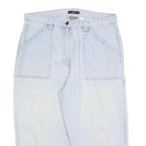 BILLBLASS Womens Shorts Blue Casual Capri L W36 Cotton Blend Comfortable