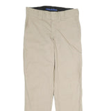 DICKIES Mens Beige Cotton Regular Straight Trousers W29 L30 Casual Workwear