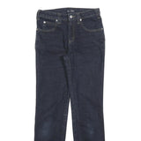 ARMANI JEANS Womens Slim Blue Denim Slim Jeans W26 L30 Classic Zip Comfort