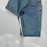 Levis Denim Shorts - 33W 10L Blue Denim