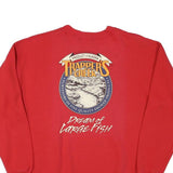 HANES Mens Red Trappers Creek Crew Neck M Sweater Cotton Blend Casual Style