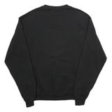 CHAMPION Mens Black National Sport School Crew Neck M Cotton Blend Sweatshirt