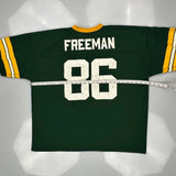 Green Bay Packers Logo Athletics Nfl Football Jersey - 2XL Green Polyester
