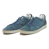 LOUIS VUITTON Mens Low Top Trainers Blue & Brown Synthetic UK 8.5 Premium Casual