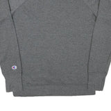 CHAMPION Mens Grey Crew Neck M Pullover Cotton Blend Sweatshirt Classic Logo