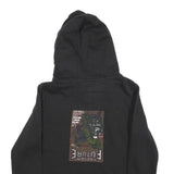 Womens Black Army West Point Football Hoodie M Cotton Blend Hooded Sweatshirt