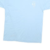 SCREEN STARS BEST Mens Blue Crew Neck Short Sleeve Graphic T-Shirt L Casual