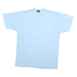 SCREEN STARS BEST Mens Blue Crew Neck Short Sleeve Graphic T-Shirt L Casual