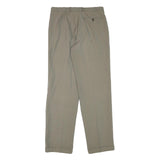 HATTRIC Mens Wool Blend Beige Regular Fit Straight Leg Trousers W30 L31 Classic