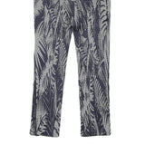 PATRIZIA PEPE Womens Joggers Blue & White M W26 L26 Patterned Slim Fit Straight