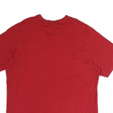 CHAPS Mens Red Graphic T-Shirt XL Short Sleeve Crew Neck Classic Cotton