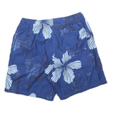 NAUTICA Mens Shorts Blue Floral Casual M W30 Polyester Blend Swimwear