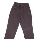 WRANGLER Womens Jeans Purple Regular Straight Denim W26 L30 Classic Fit Zip