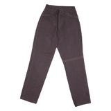 WRANGLER Womens Jeans Purple Regular Straight Denim W26 L30 Classic Fit Zip