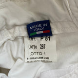 Between Trousers - 30W UK 6 White Cotton Blend