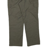 DICKIES Mens Olive Green Regular Cargo Trousers W38 L32 Cotton Blend Zip