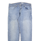 LEVI'S 505 Mens Jeans Blue Regular Straight Denim Medium W36 L30 Classic Zip
