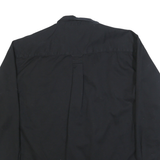 CHASE AUTHENTICS Mens Black Shirt XL Cotton Button Front Logo Pocket Casual