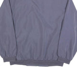 EPOCHE Mens Blue Grey Jacket L Polyester Blend Zip Bomber Casual Winter