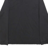 TIMBERLAND Mens Black Long Sleeve Plain S Cotton Blend Polo Shirt Casual