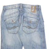 JACK & JONES Mens Blue Denim Casual Shorts M W34 Cotton Blend