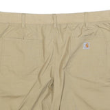 CARHARTT Womens Shorts Beige XL W38 Casual Cotton Blend Comfortable