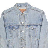 LEVI'S Womens Blue Denim Button Cotton Blend Jacket S Classic