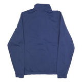 NIKE Mens Blue 1/4 Zip S Polyester Blend Sports Sweatshirt