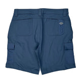 Dickies Cargo Shorts - 34W 9L Blue Polyester