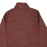 THE NORTH FACE Mens Red Heather Zip Jacket M Polyester Blend Casual Outdoor