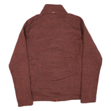 THE NORTH FACE Mens Red Heather Zip Jacket M Polyester Blend Casual Outdoor