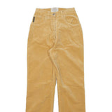 ARMANI JEANS Womens Cotton Blend Beige Regular Straight Trousers W20 L26