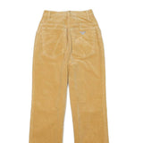 ARMANI JEANS Womens Cotton Blend Beige Regular Straight Trousers W20 L26