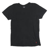 POLO RALPH LAUREN Mens Black T-Shirt M Short Sleeve Crew Neck Classic Cotton