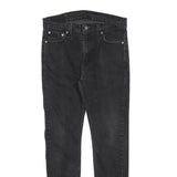 LEVI'S 510 Mens Slim Black Denim Jeans W30 L27 Zip Cotton Blend
